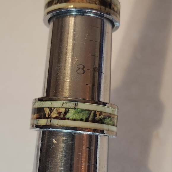 Matching Antler Inlay Titanium Bands - Picture 5 of 5